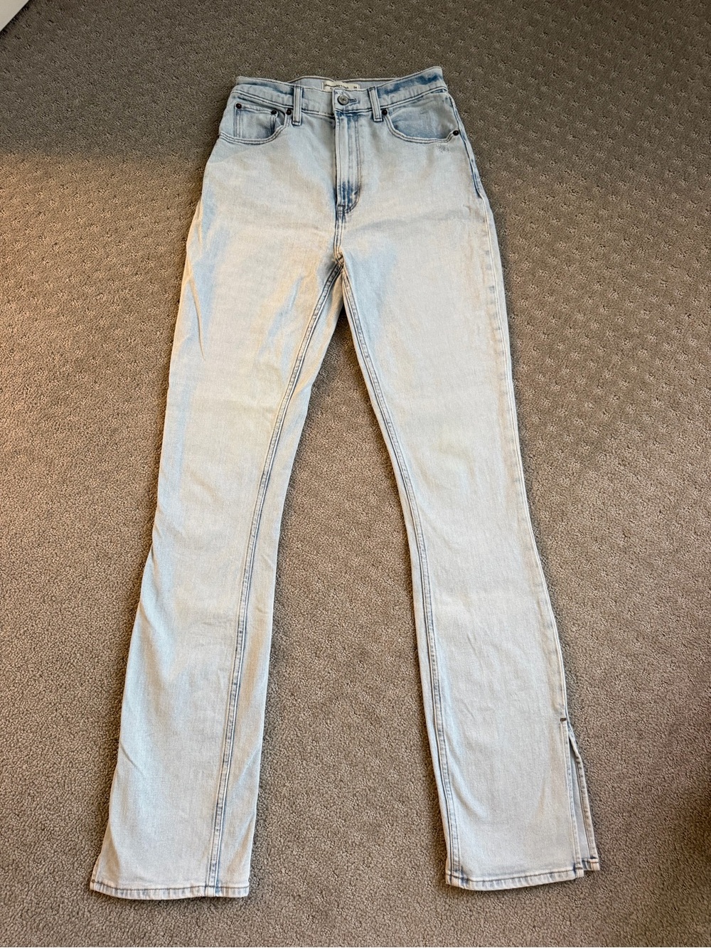 Abercrombie & Fitch Women’s Slim Straight Ultra High Rise Jeans